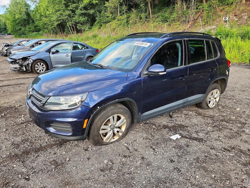 2016 Volkswagen Tiguan VIN WVGAV7AX9GW610895 COPART salvage auction — SIDE, Ny - Mv-907A Salvage Certificate, sold $475 on 2026-08-04 (photo 1)