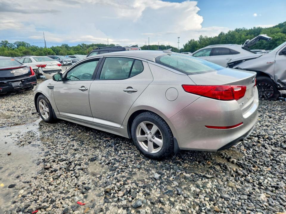 2014 Kia Optima VIN 5XXGM4A78EG337561 COPART salvage auction — FRONT END, Ct - Certificate Of Title, sold $125 on 2026-07-30 (photo 2)