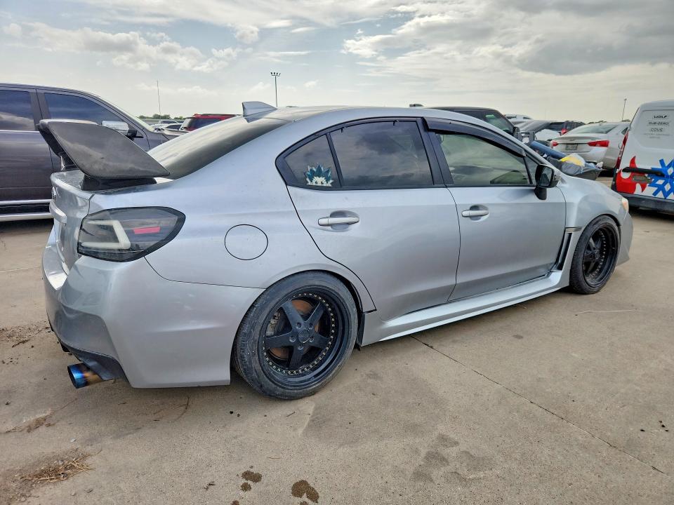 2017 Subaru Wrx VIN JF1VA1N68H8827656 COPART salvage auction — MECHANICAL, Tx - Cert Of Title-Rebuilt Salvage (P), sold $1,100 on 2026-07-30 (photo 3)