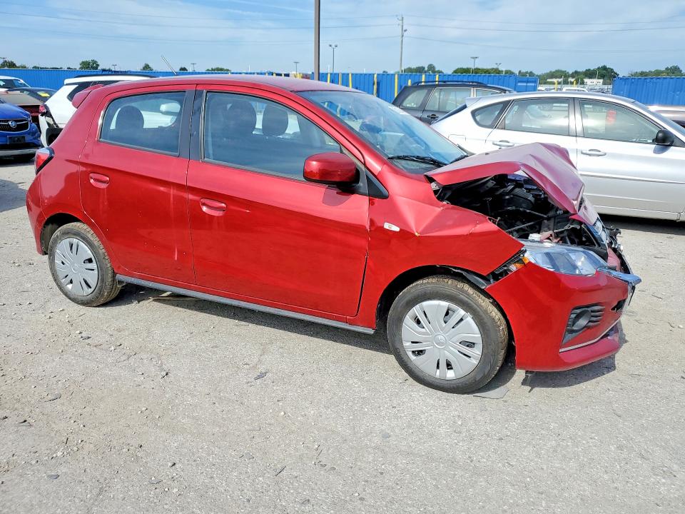 2024 Mitsubishi Mirage VIN ML32AUHJ4RH017685 COPART salvage auction — FRONT END, Az - Cert Of Title - Salvage, sold $2,250 on 2026-07-24 (photo 4)