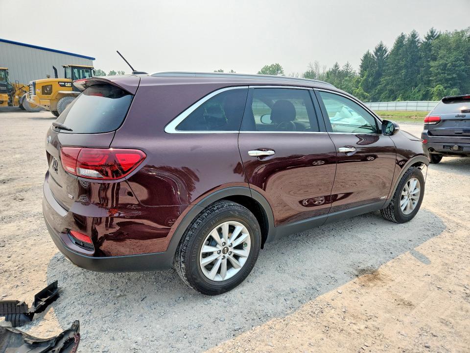 2020 Kia Sorento VIN 5XYPGDA33LG642138 COPART salvage auction — FRONT END, NY - MV-907A SALVAGE CERTIFICATE, sold $3,600 on 2026-07-27 (photo 3)