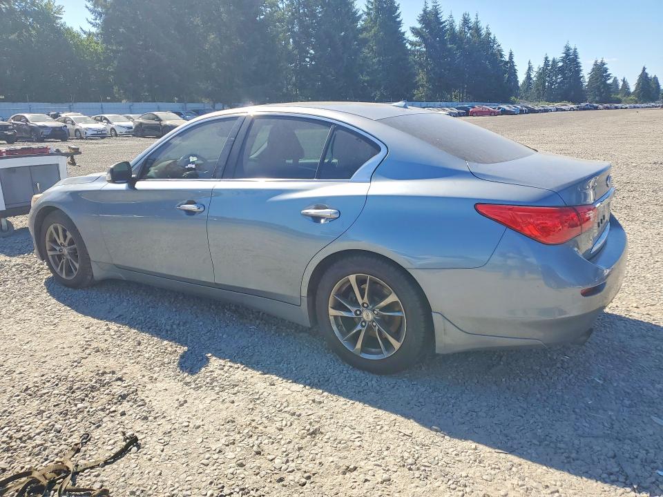 2017 Infiniti Q50 VIN JN1EV7AP1HM741387 COPART salvage auction — ROOF, WA - BILL OF SALE, sold $2,750 on 2026-07-24 (photo 2)