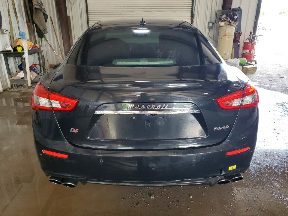 2014 Maserati Ghibli VIN ZAM57RTA9E1090028 COPART salvage auction — FRONT END, Pa - Cert Of Title, sold $2,100 on 2026-08-05 (photo 6)