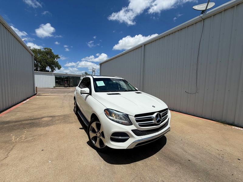 2016 Mercedes-benz Gle VIN 4JGDA5JB5GA642578 COPART salvage auction — MINOR DENT/SCRATCHES, Tx - Certificate Of Title (P), sold $7,700 on 2026-07-30 (photo 1)