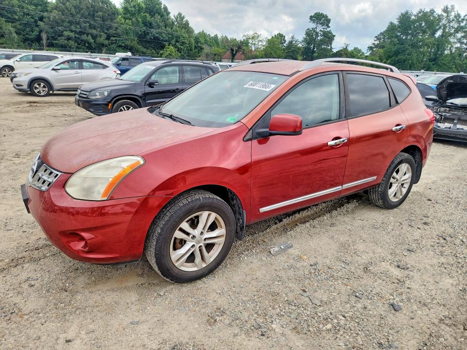 2012 Nissan Rogue VIN JN8AS5MV4CW369189 COPART salvage auction — MINOR DENT/SCRATCHES, Va - Certificate Of Title, sold $200 on 2026-07-14 (photo 1)