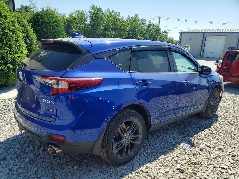 2021 Acura Rdx VIN 5J8TC2H68ML807431 COPART salvage auction — SIDE, Salvage Title, sold $9,600 on 2026-08-28 (photo 3)