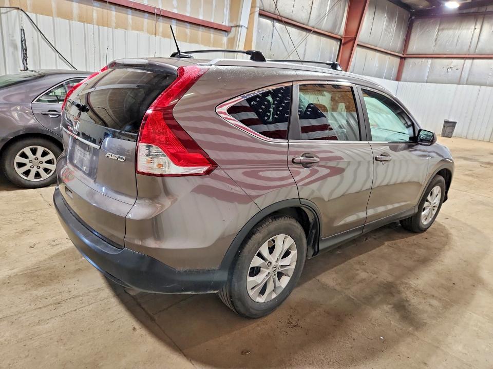 2012 Honda Cr-v VIN 5J6RM4H75CL055514 COPART salvage auction — REAR END, Ak - Bill Of Sale- Salvage, sold $625 on 2026-07-21 (photo 3)
