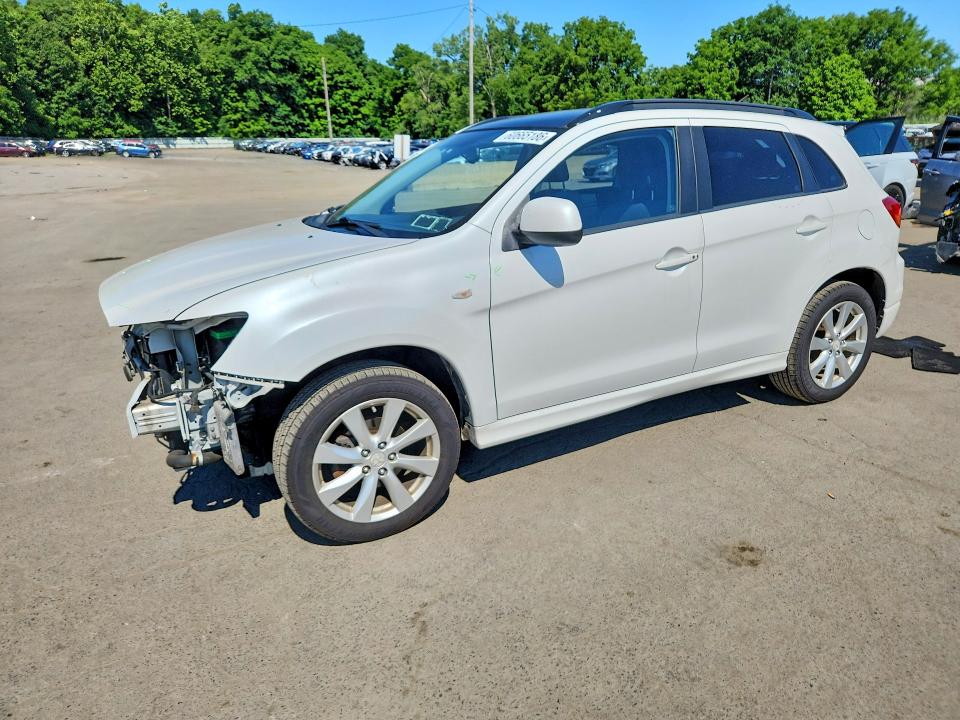 2012 Mitsubishi Outlander VIN JA4AR4AU6CZ000856 COPART salvage auction — FRONT END, Ny - Mv-907A Salvage Certificate, sold $1,200 on 2026-07-16 (photo 1)
