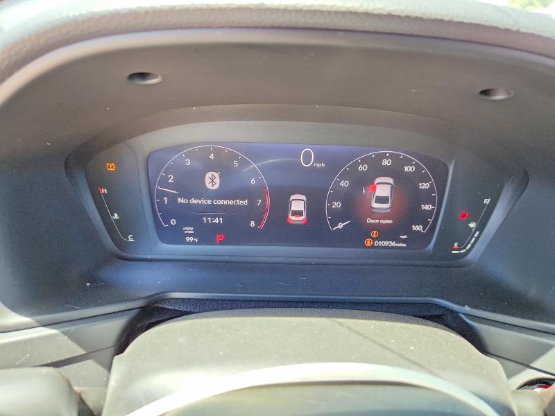 2025 Honda Accord VIN 1HGCY1F43SA028380 COPART salvage auction — FRONT END, Ca - Salvage Certificate, sold $9,300 on 2026-08-21 (photo 9)