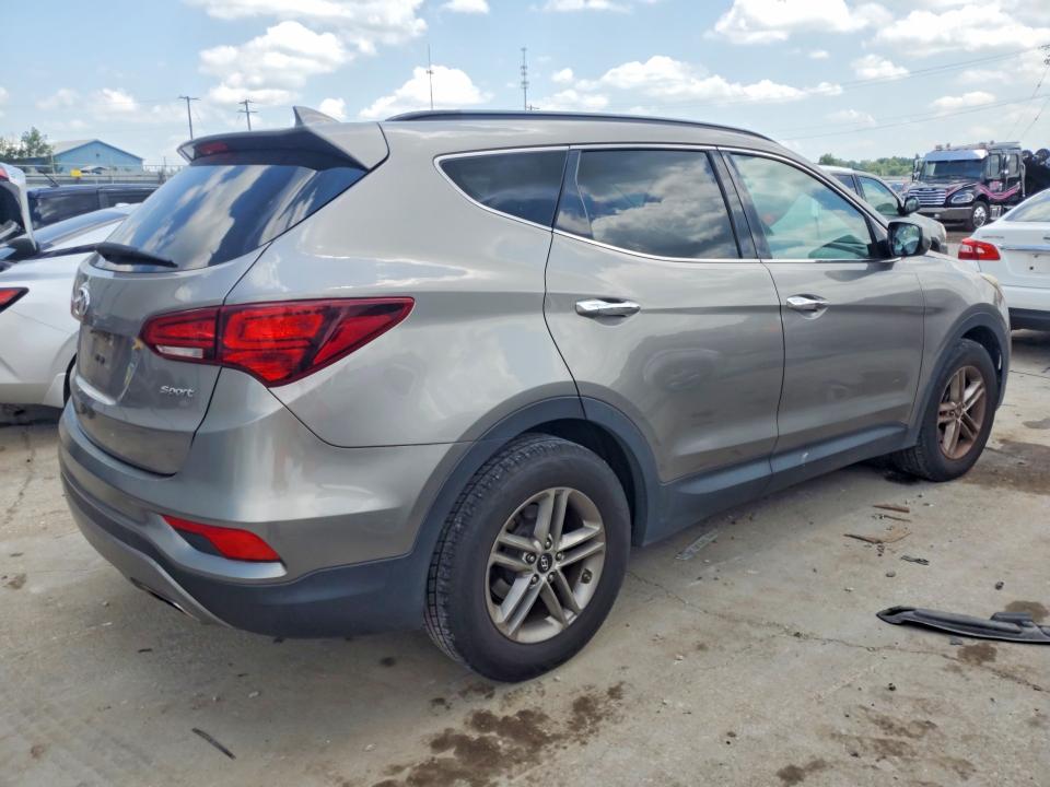 2017 Hyundai Santa fe VIN 5XYZU3LB3HG416866 COPART salvage auction — MECHANICAL, Tn - Certificate Of Title, sold $3,550 on 2026-07-08 (photo 3)