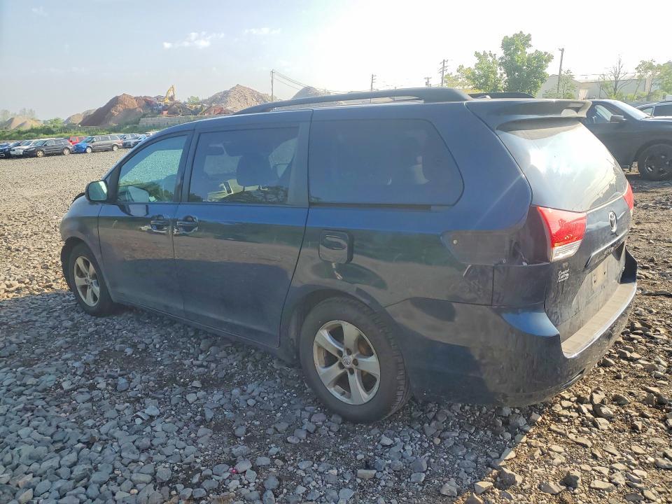2011 Toyota Sienna VIN 5TDKK3DC9BS139634 COPART salvage auction — FRONT END, NY - MV-907A SALVAGE CERTIFICATE, sold $1,050 on 2026-07-16 (photo 2)