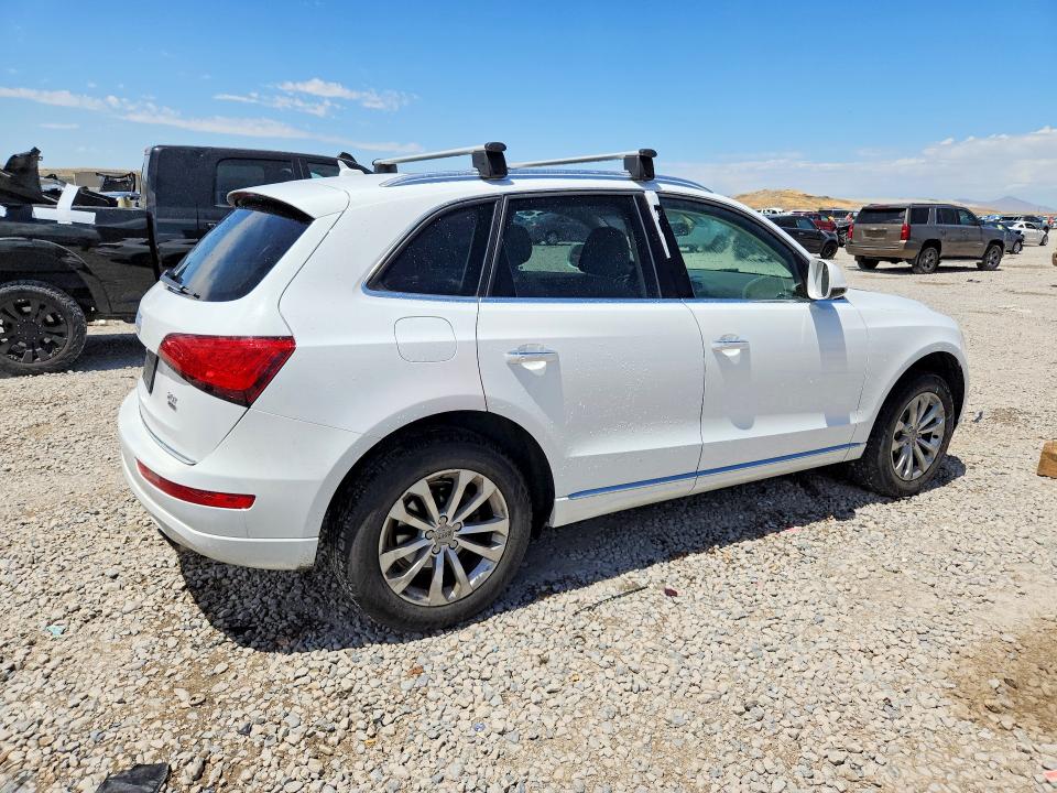 2017 Audi Q5 VIN WA1C2AFP1HA001174 COPART salvage auction — FRONT END, Ut - Salvage Certificate, sold $4,400 on 2026-08-21 (photo 3)
