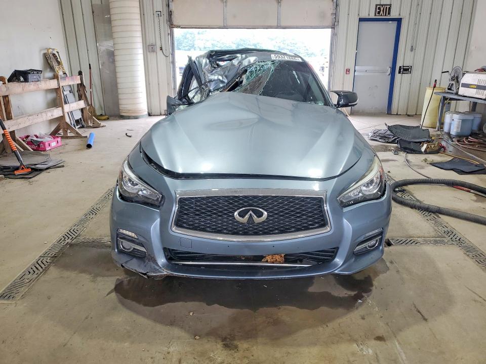 2016 Infiniti Q50 VIN JN1CV7AR2GM252259 COPART salvage auction — FRONT END, Pa - Certificate Of Salvage, sold $1,450 on 2026-07-27 (photo 5)