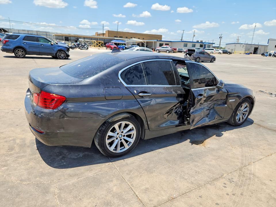 2015 BMW 5er VIN WBA5A7C58FD626803 COPART salvage auction — SIDE, Tx - Bonded Title - Salvage, sold $175 on 2026-07-16 (photo 3)
