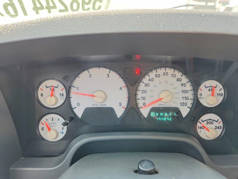 2007 Dodge Ram VIN 3D3KS29C17G732050 COPART salvage auction — HAIL, Co - Certificate Of Title, sold $11,300 on 2026-08-19 (photo 9)