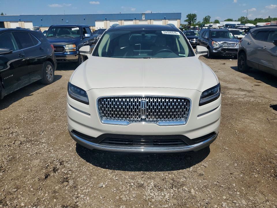 2021 Lincoln Nautilus VIN 2LMPJ8KP8MBL18456 COPART salvage auction — REAR END, Mi - Certificate Of Title, sold $14,600 on 2026-07-17 (photo 5)