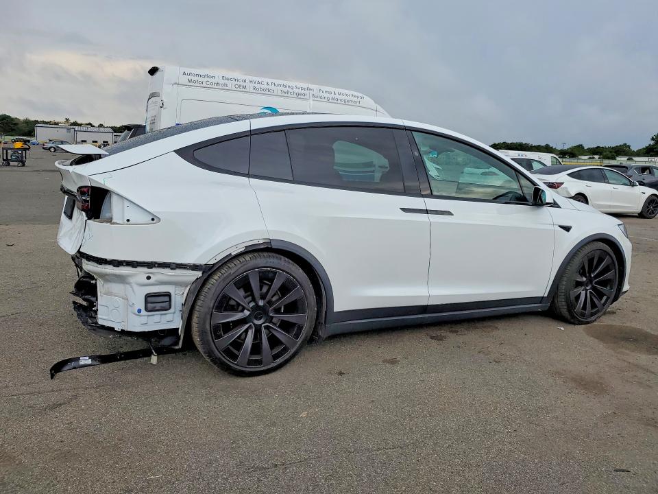 2023 Tesla Model x VIN 7SAXCDE56PF381529 COPART salvage auction — REAR END, Salvage Title, sold $24,800 on 2026-07-15 (photo 3)