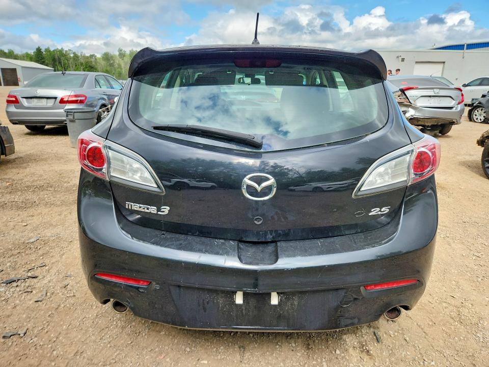 2011 Mazda 3 VIN JM1BL1L54B1381751 COPART salvage auction — FRONT END, ON - PERMIT NO BRAND - UNFIT, sold $300 on 2026-07-23 (photo 6)