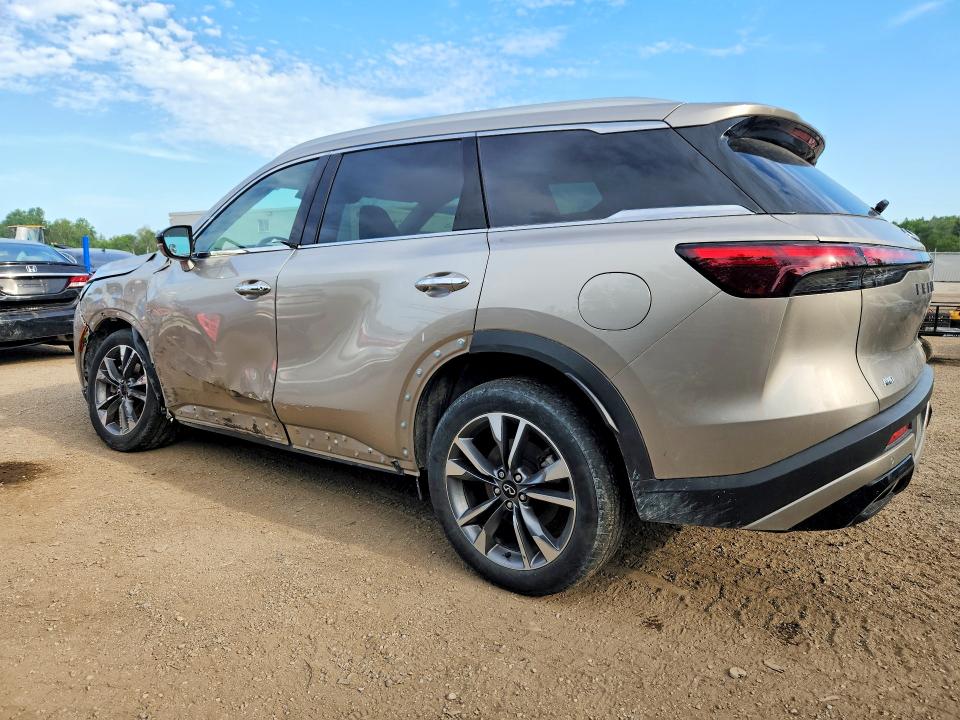 2023 Infiniti Qx60 VIN 5N1DL1FS2PC362262 COPART salvage auction — SIDE, On - Permit No Brand - Unfit, sold $7,300 on 2026-07-30 (photo 2)