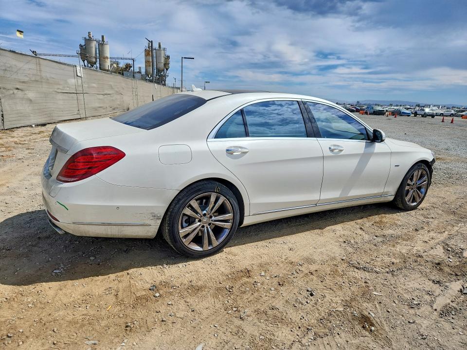 2017 Mercedes-benz S-klasse VIN WDDUG6DB8HA317189 COPART salvage auction — FRONT END, Ca - Salvage Certificate, sold $10,600 on 2026-08-18 (photo 3)