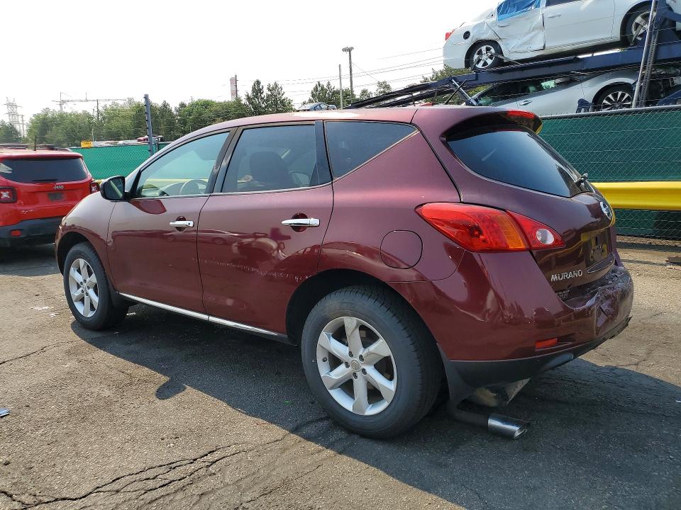 2010 Nissan Murano VIN JN8AZ1MW4AW134267 COPART salvage auction — REAR END, Co - Public - Salvage Title, sold $275 on 2026-07-28 (photo 2)