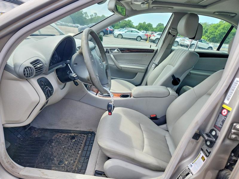 2007 Mercedes-benz C-klasse VIN WDBRF92H17F928564 COPART salvage auction — FRONT END, Pa - Cert Of Title, sold $1,728 on 2026-08-06 (photo 7)