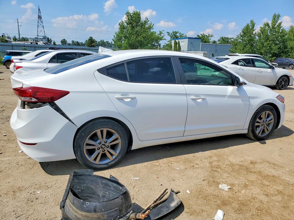 2017 Hyundai Elantra VIN KMHD84LF9HU398245 COPART salvage auction — FRONT END, On - Permit Salvage, sold $1,300 on 2026-07-28 (photo 3)