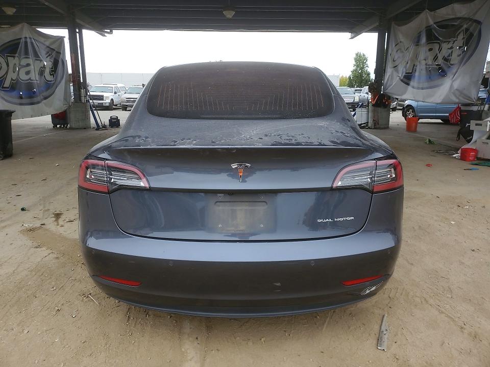2018 Tesla VIN 5YJ3E1EB4JF129005 COPART salvage auction — SIDE, Ca - Salvage Certificate, sold $4,550 on 2026-07-19 (photo 6)