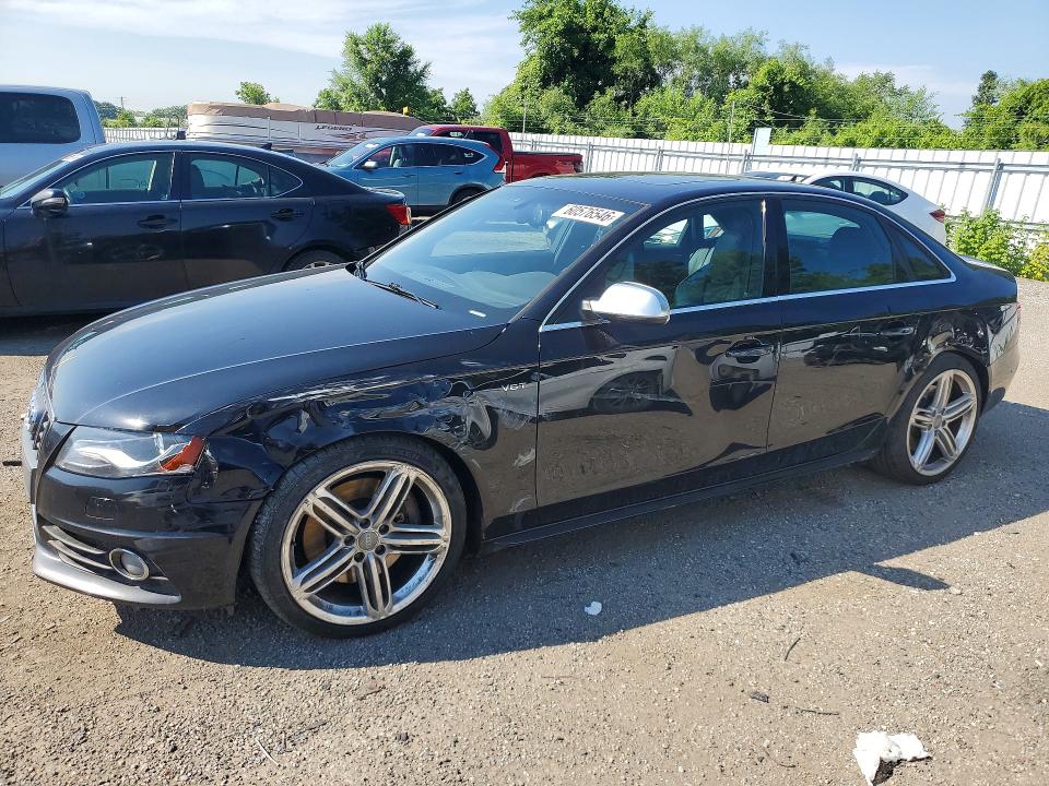 2012 Audi S4 VIN WAUHGCFL2CA118094 COPART salvage auction — SIDE, ON - PERMIT NO BRAND - UNFIT, sold $2,950 on 2026-07-28 (photo 1)