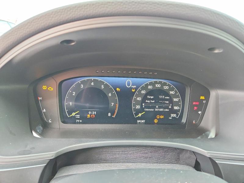 2025 Honda Civic VIN JHMFL5G42SX006947 COPART salvage auction — FRONT END, Oh - Cert Of Title-Salvage, sold $8,200 on 2026-07-31 (photo 9)