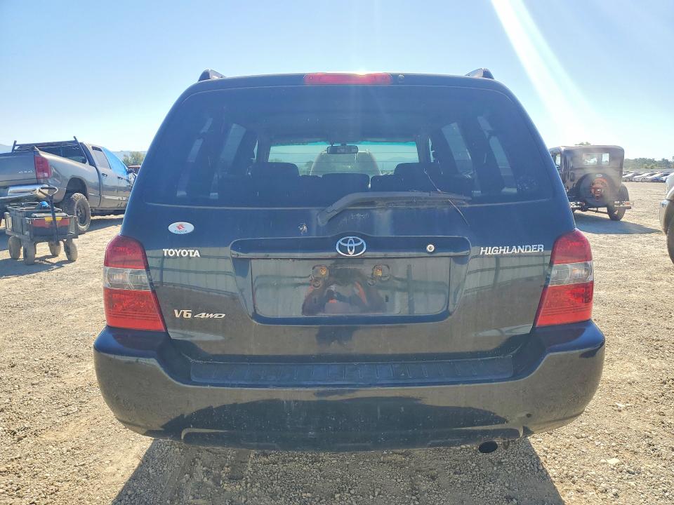 2007 Toyota Highlander VIN JTEEP21AX70202290 COPART salvage auction — MINOR DENT/SCRATCHES, Ca - Dis/Dlr/Exp Only Clean Title, sold $725 on 2026-07-17 (photo 6)