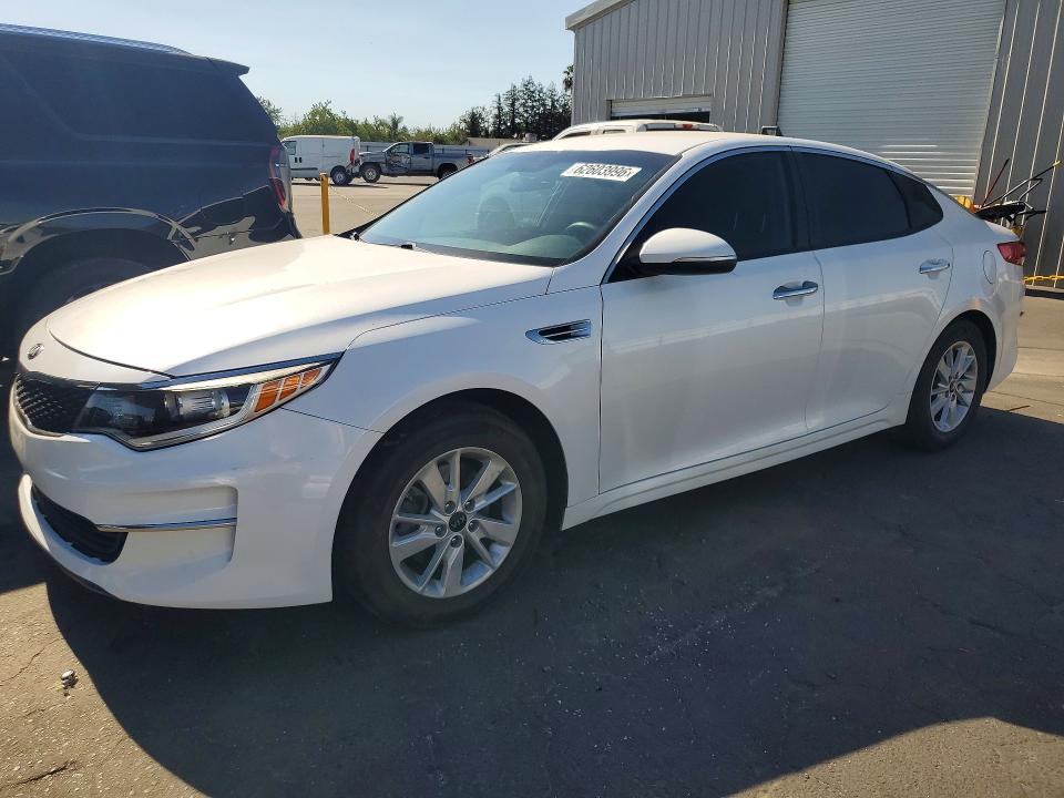 2016 Kia Optima VIN KNAGT4L3XG5083577 COPART salvage auction — DAMAGE HISTORY, Ca - Dlr/Dis/Exp Only Salvage Title, sold $1,000 on 2026-08-02 (photo 1)