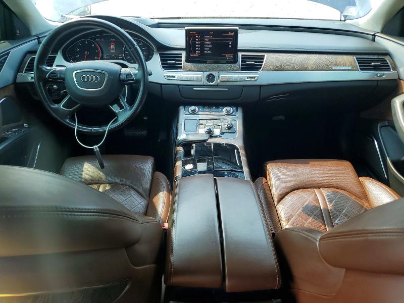 2015 Audi A8 quattro VIN WAUJ2AFD3FN036689 COPART salvage auction — REAR END, Oh - Certificate Of Title, sold $125 on 2026-07-31 (photo 8)