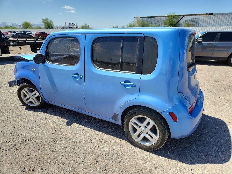 2013 Nissan Cube VIN JN8AZ2KR8DT300377 COPART salvage auction — UNDERCARRIAGE, Az - Cert Of Title - Salvage, sold $450 on 2026-07-17 (photo 2)