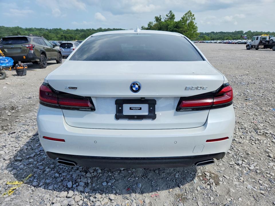 2023 BMW 5er VIN WBA33AG09PCM09829 COPART salvage auction — FRONT END, Fl - Certificate Of Destruction, sold $175 on 2026-07-29 (photo 6)