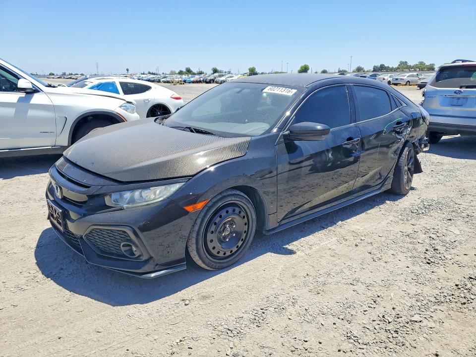2017 Honda Civic VIN SHHFK7H42HU418849 COPART salvage auction — REAR END, Ca - Salvage Certificate, sold $3,850 on 2026-07-16 (photo 1)