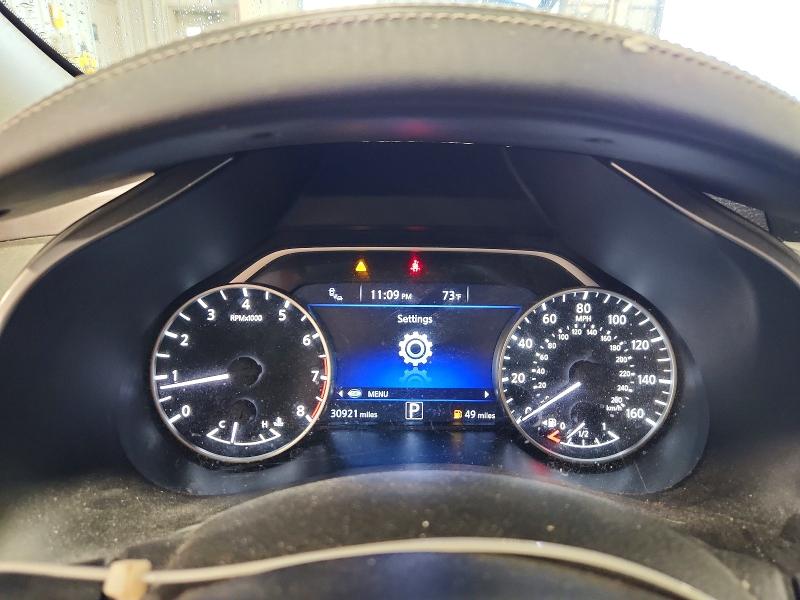 2022 Nissan Murano VIN 5N1AZ2BS0NC126963 COPART salvage auction — HAIL, Salvage Title, sold $13,500 on 2026-08-11 (photo 9)