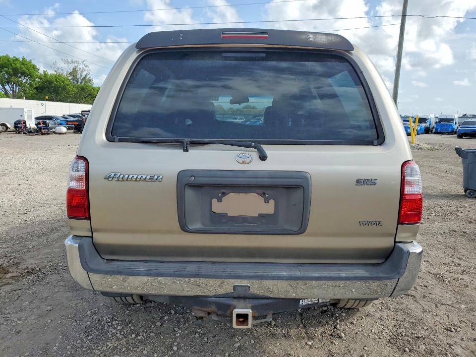2001 Toyota 4runner VIN JT3GN86R510187391 COPART salvage auction — FRONT END, Fl - Cert Of Title Slvg Rebuildable, sold $20 on 2026-07-29 (photo 6)