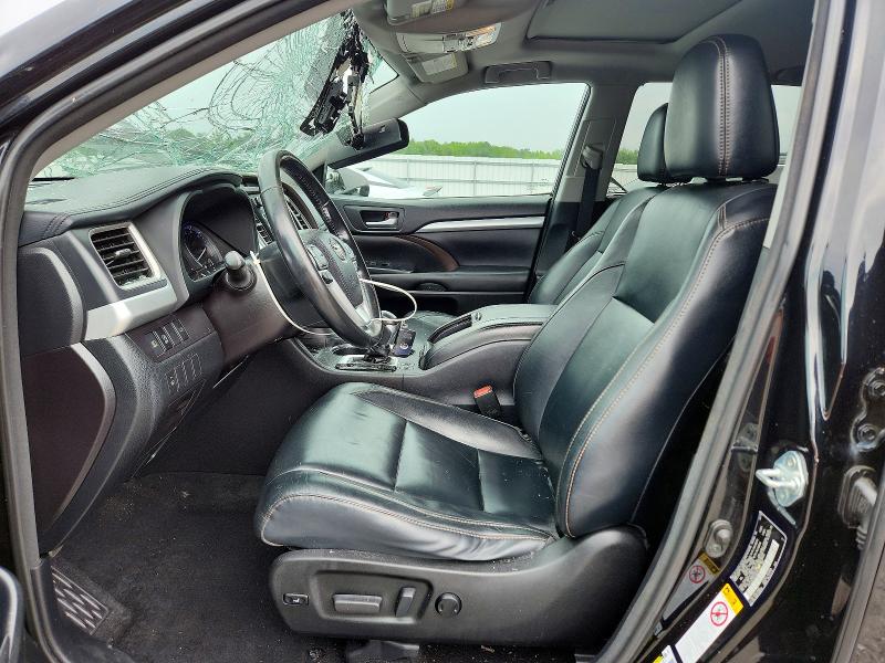 2018 Toyota Highlander VIN 5TDJZRFHXJS839776 COPART salvage auction — FRONT END, Va - Cert Of Title - Salvage, sold $9,400 on 2026-07-29 (photo 7)