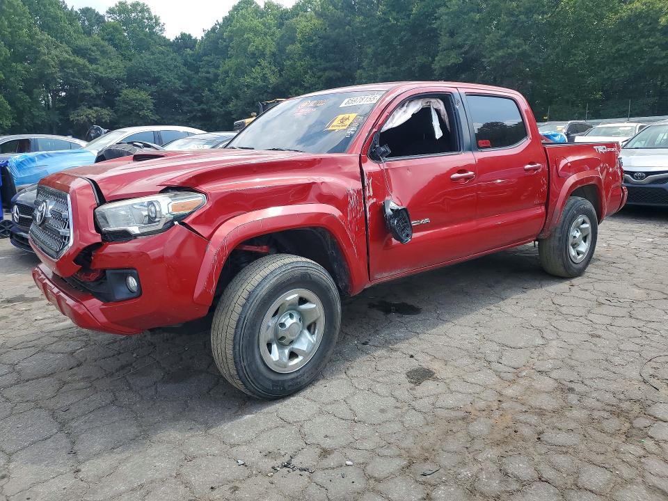 2016 Toyota Tacoma VIN 5TFAZ5CN7GX007074 COPART salvage auction — FRONT END, Ms - Cert Of Title-Salvaged, sold $7,300 on 2026-07-10 (photo 1)