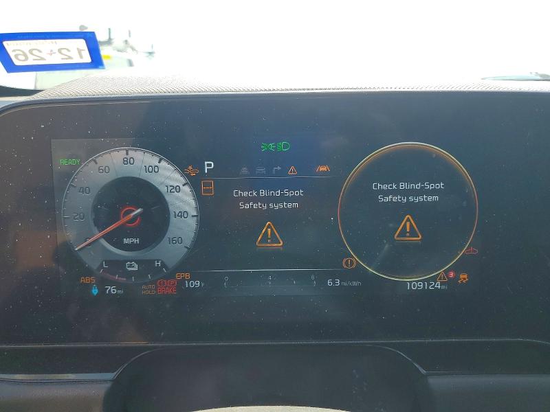 2024 Kia Niro VIN KNDCR3L11R5097735 COPART salvage auction — FRONT END, TX - CERTIFICATE OF TITLE, sold $7,100 on 2026-07-22 (photo 9)