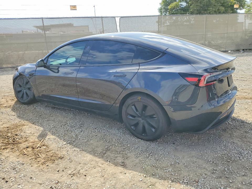 2024 Tesla Model 3 VIN 5YJ3E1EA4RF824247 COPART salvage auction — FRONT END, Ca - Salvage Certificate, sold $13,700 on 2026-09-01 (photo 2)