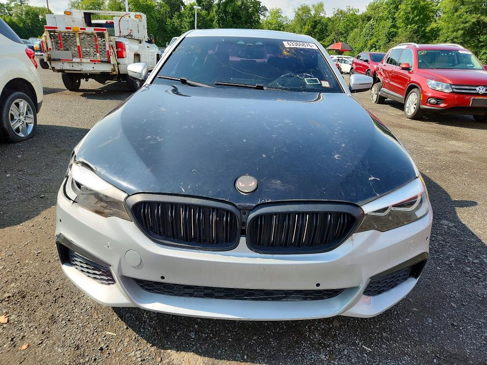 2018 BMW 5 series VIN WBAJA7C55JWC75489 COPART salvage auction — FRONT END, WV - CERTIFICATE OF TITLE (P), sold $7,400 on 2026-08-03 (photo 5)