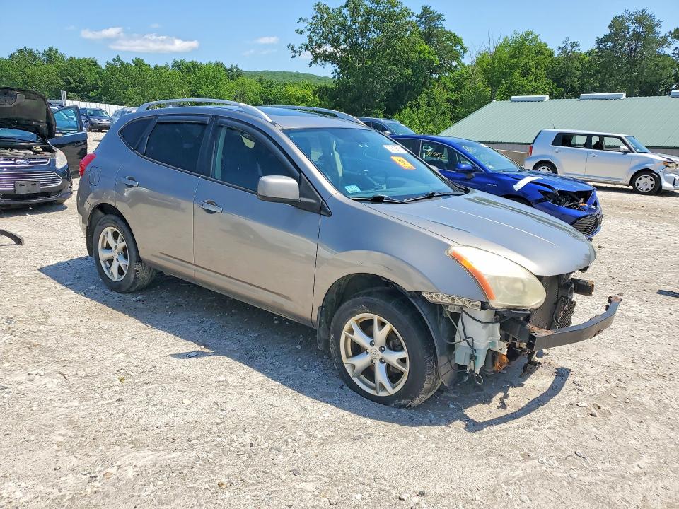 2009 Nissan Rogue VIN JN8AS58V99W442219 COPART salvage auction — FRONT END, MA - CERT OF TITLE-RECONSTRCTD COLL, sold $450 on 2026-07-22 (photo 4)