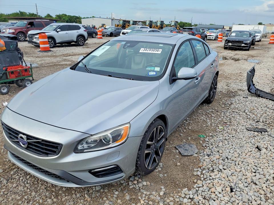2018 Volvo S60 VIN YV126MFL6J2450896 COPART salvage auction — ALL OVER, TX - SALVAGE VEHICLE TITLE, sold $1,650 on 2026-07-30 (photo 1)