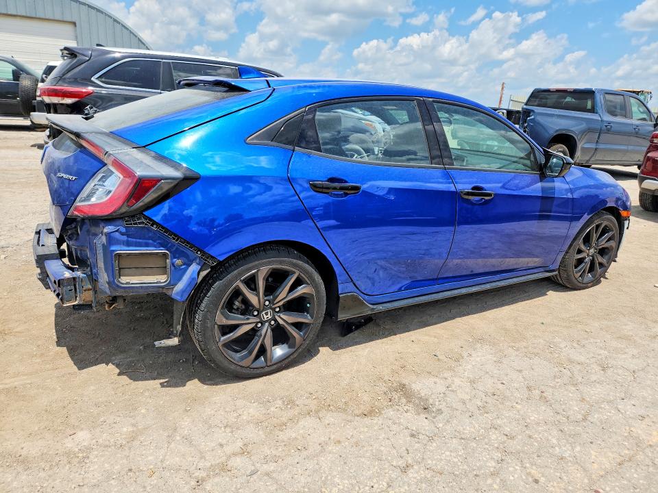 2017 Honda Civic VIN SHHFK7H47HU202754 COPART salvage auction — SIDE, Ks - Cert Of Title-Salvage, sold $250 on 2026-07-29 (photo 3)