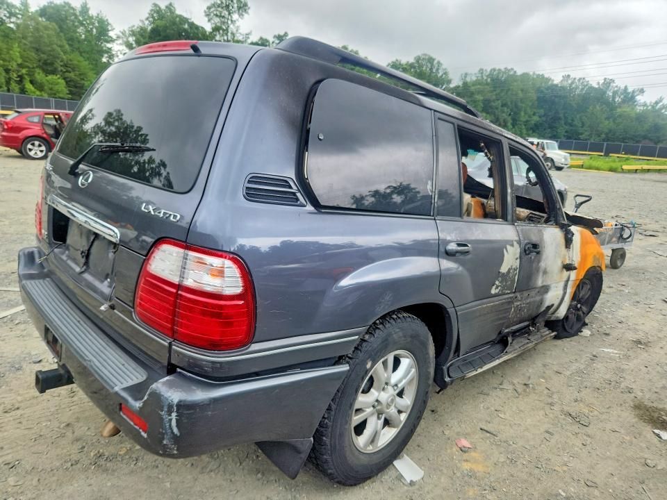 2005 Lexus Lx 470 VIN JTJHT00W353554635 COPART salvage auction — BURN, MD - CERT OF SALVAGE > 75% DAMAGE (P), sold $400 on 2026-07-14 (photo 3)
