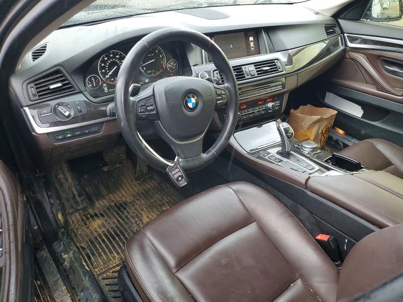 2016 BMW 5 series VIN WBA5B1C58GG552938 COPART salvage auction — BURN, AR - CERT OF TITLE-SALVAGE, sold $60 on 2026-08-17 (photo 8)