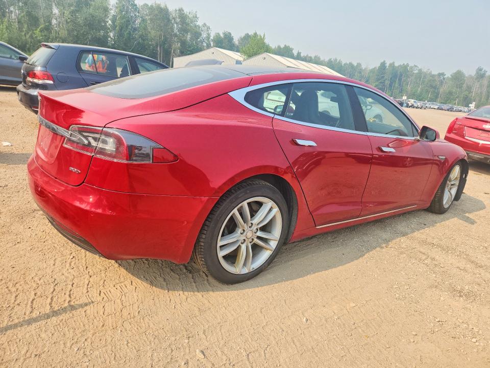 2016 Tesla Model s VIN 5YJSA1E29GF152795 COPART salvage auction — FRONT END, On - Permit Salvage, sold $1,500 on 2026-07-23 (photo 3)