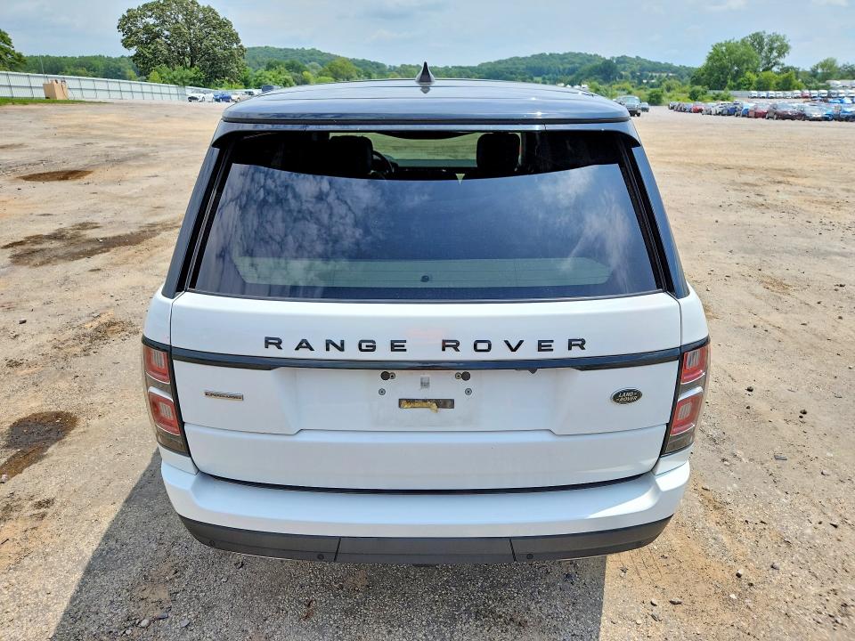 2019 Land rover RANGE ROVER VIN SALGS2RE3KA552116 COPART salvage auction — FRONT END, Wi - Certificate Of Title, sold $250 on 2026-07-21 (photo 6)